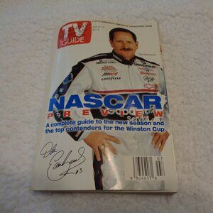 Dale Earnhardt February 1997 Vintage TV Guide Cover Nascar